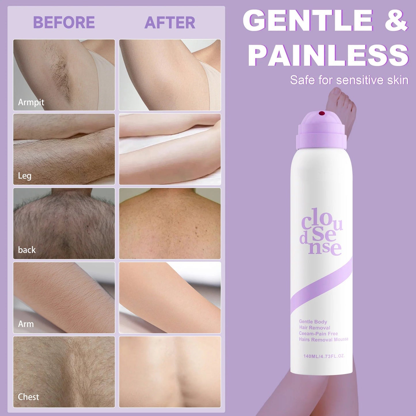 ✨Bikini Pain-Free Hair Removal Cream for Sensitive Skin