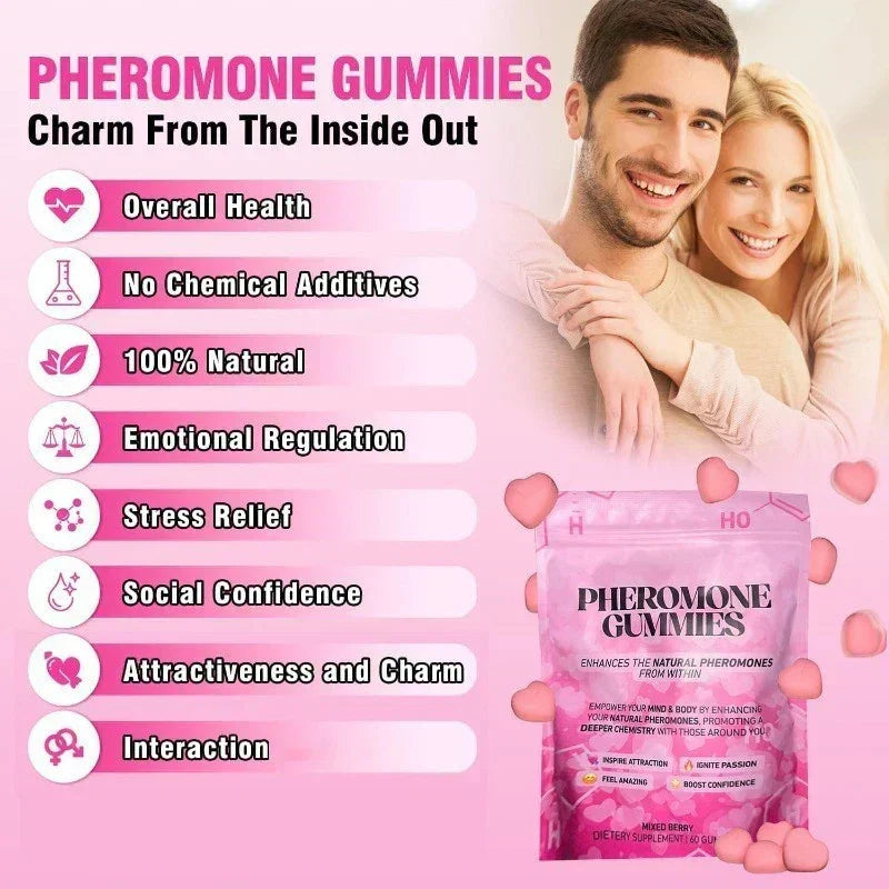️⭐ProYoni Pheromone Gummies - ⭐Enhance Natural Pheromones - 60 Count
